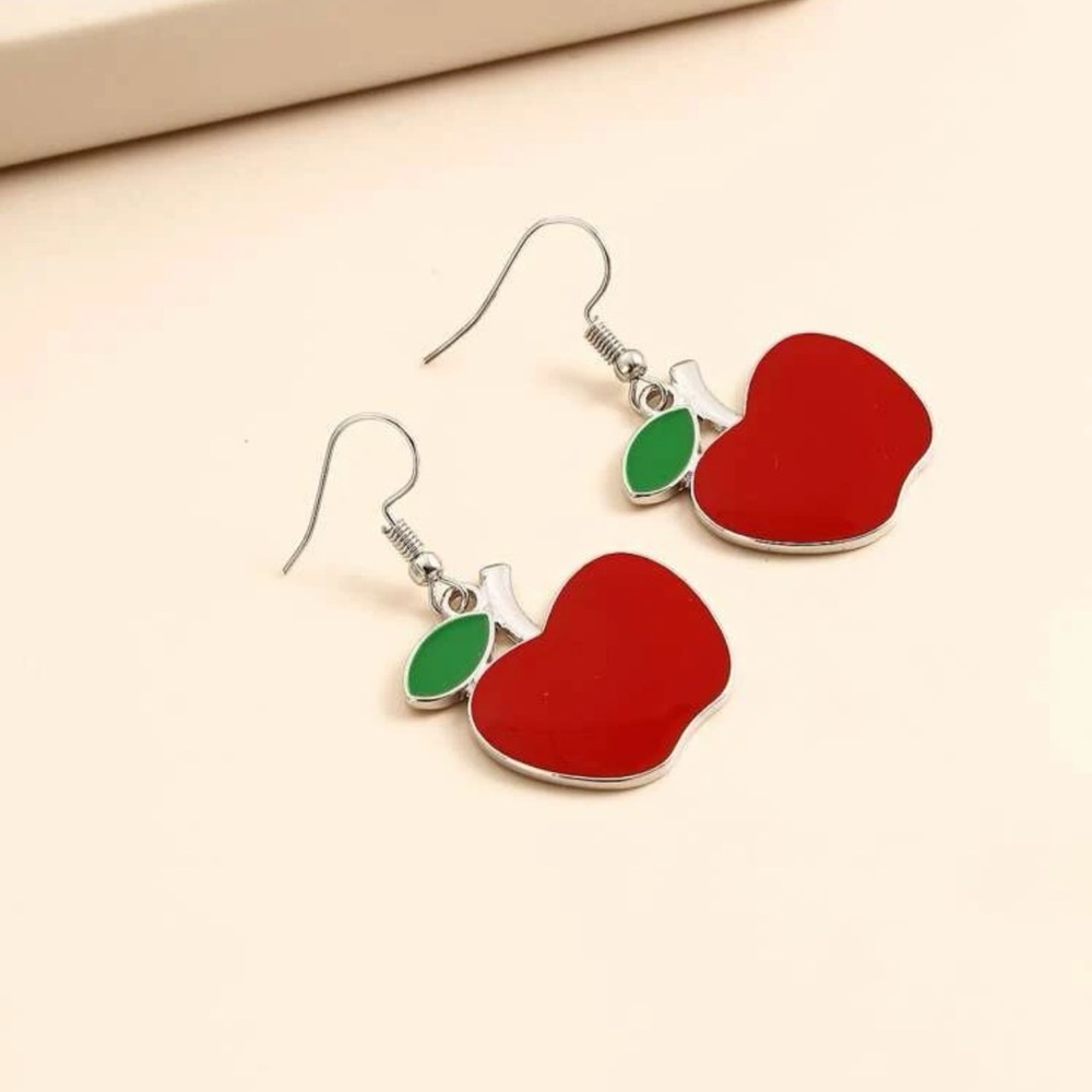 Apple earrings - Picture 5 of 5